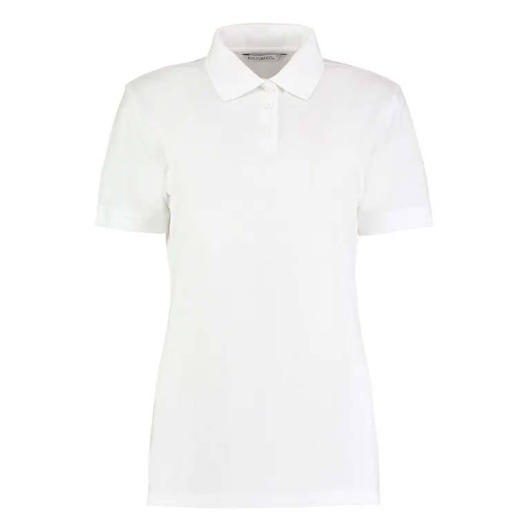 Kustom Kit Womens/Ladies Klassic Pique Polo Shirt - White