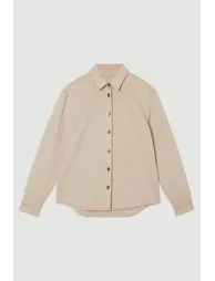 Coloured Denim Button Jacket - 3