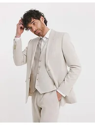 Linen Blend Blazer - 4