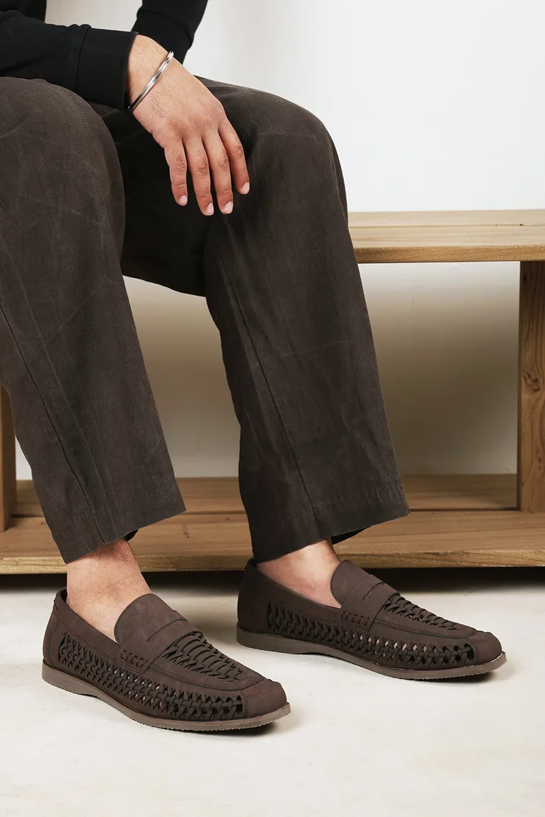Colby Weave Slip on Loafers - 1