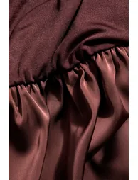 Patchwork Satin Bodysuit - 6