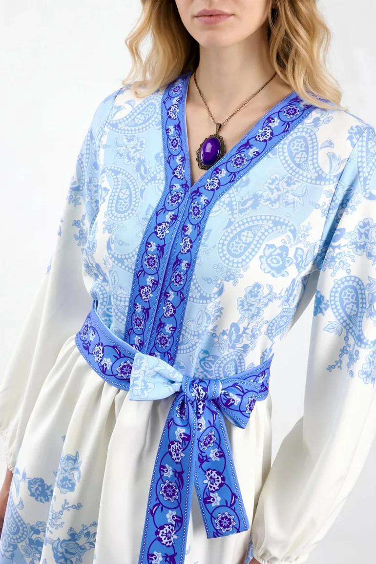 MSN Patterned A-line mini dress - 3