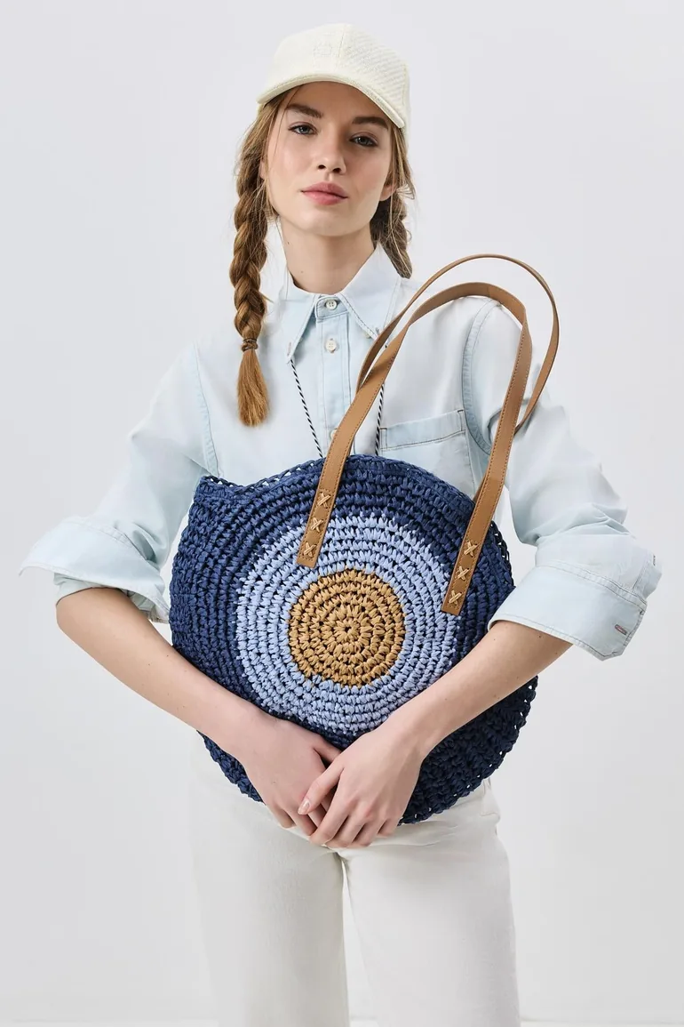 Straw Shoulder Bag