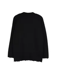 Black V-Neck Cutout Detailed Knitwear Cardigan - 6