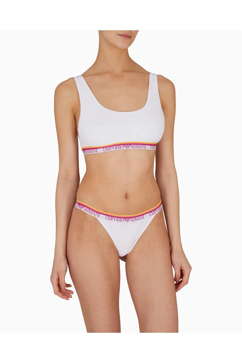 Ea 2-Pack T-Thong White Multi - 2