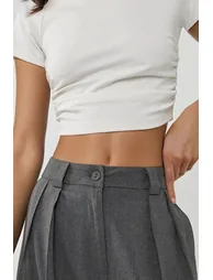 High Waist Palazzo Wide Leg Pants - 2