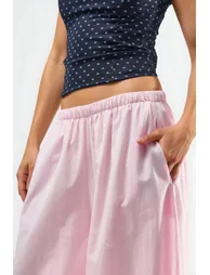 BUSEM Elastic Waist Balloon Pants with Pockets - 5