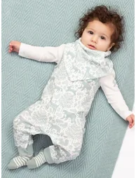 Woodland walk dungaree set - 2