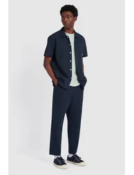 Ossie Short Sleeve Shirt Relaxed True Navy