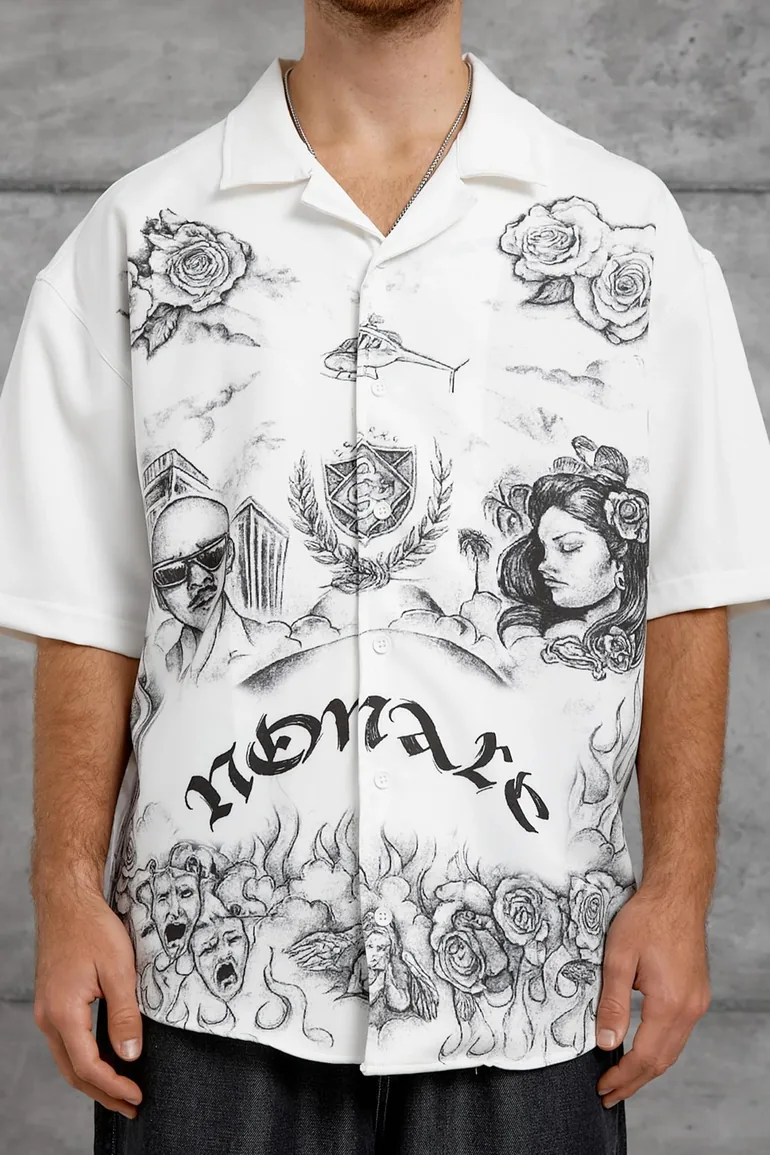 NOMARC Straight Cut Button Front Shirt - 4