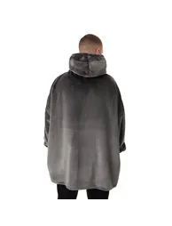 Nirvana Mens Logo Blanket Hoodie - Grey - 1