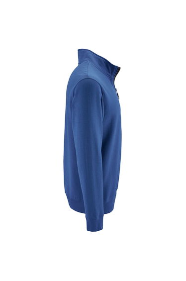 SOLS Mens Stan Contrast Zip Neck Sweatshirt - Royal Blue product thumbnail 3