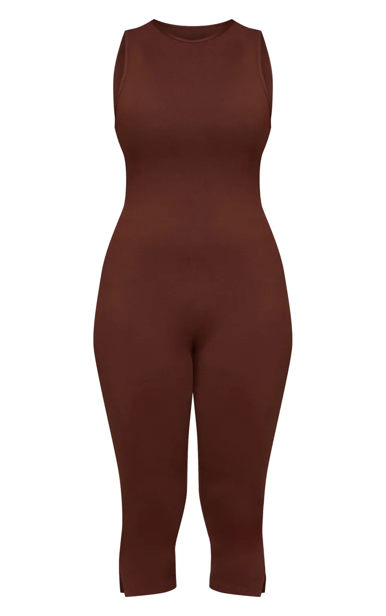 Shape Chocolate Sculpt High neck sleeveless Capri Jumpsuit - 4