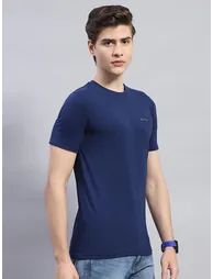Slogan Print Round Neck Short Sleeve T-Shirt - 2