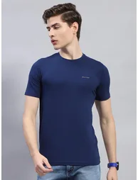 Slogan Print Round Neck Short Sleeve T-Shirt
