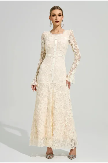 Protagoras Apricot Mermaid Formal Dress