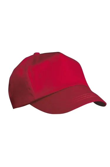 Result Unisex Childrens/Kids Plain Basebll Cap (Pack of 2) - Red