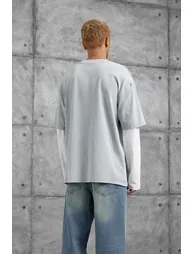 NOMARC Oversized Crew Neck Printed Sweatshirt - 3