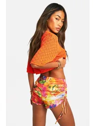 Fruit Print Booty Short - multi - 2