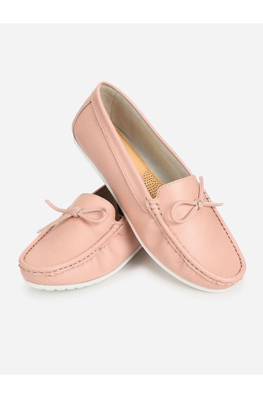 Pink Bliss Bow Detail Cushioned Loafers