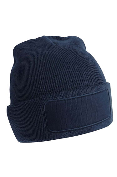 Beechfield Original Patch Recycled Beanie - French Navy
