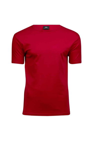 Tee Jays Mens Interlock T-Shirt - Red