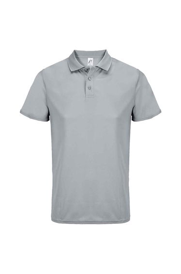 SOLS Unisex Adult Pitcher Recycled Polyester Polo Shirt - Pure Grey