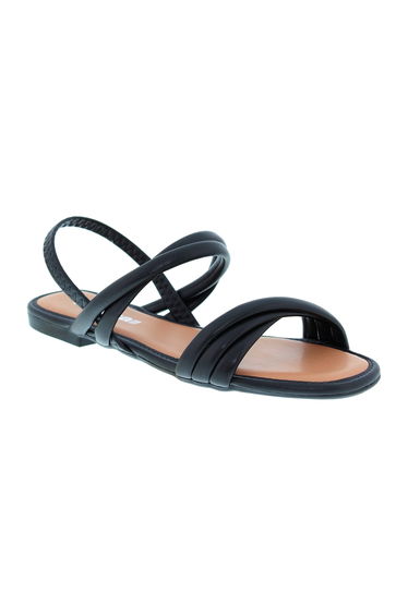 Strappy Open Toe Flat Sandals