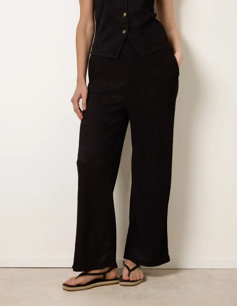 Wide Leg Trousers - 2