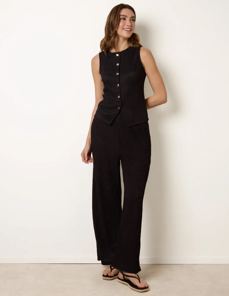 Wide Leg Trousers - 1