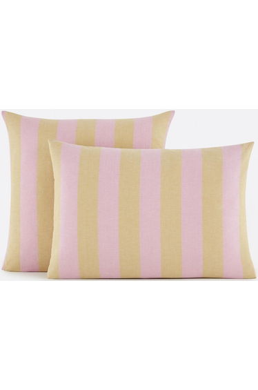 Tamori Amber/Mauve Pillowcase in Cotton