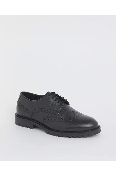 Leather Brogues Extra Wide Fit