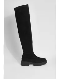 Stretch Knee High Boot - black - 1