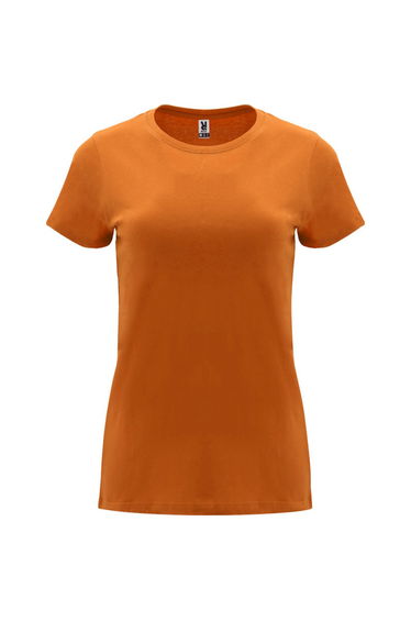 Roly Womens/Ladies Capri Short-Sleeved T-Shirt - Orange
