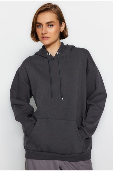 Sweatshirt - Gray - Boyfriend