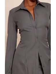 قميص لون رمادي - 3