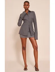 قميص لون رمادي - 1