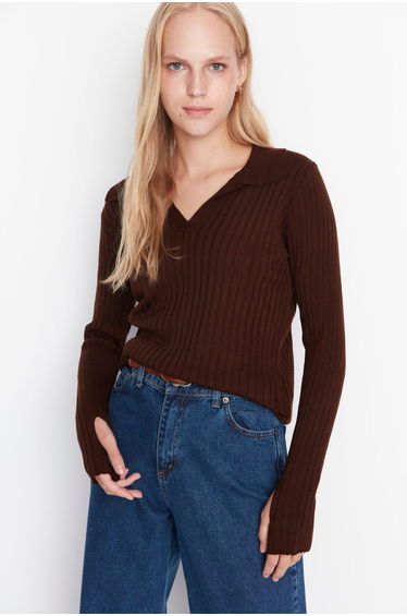 Sweater - Brown - Regular fit