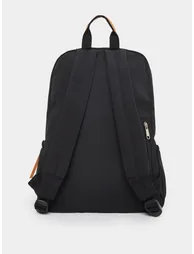 Black Backpack with Zip Closure - 1