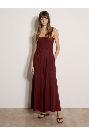 Wide-Leg Cotton Jersey Jumpsuit