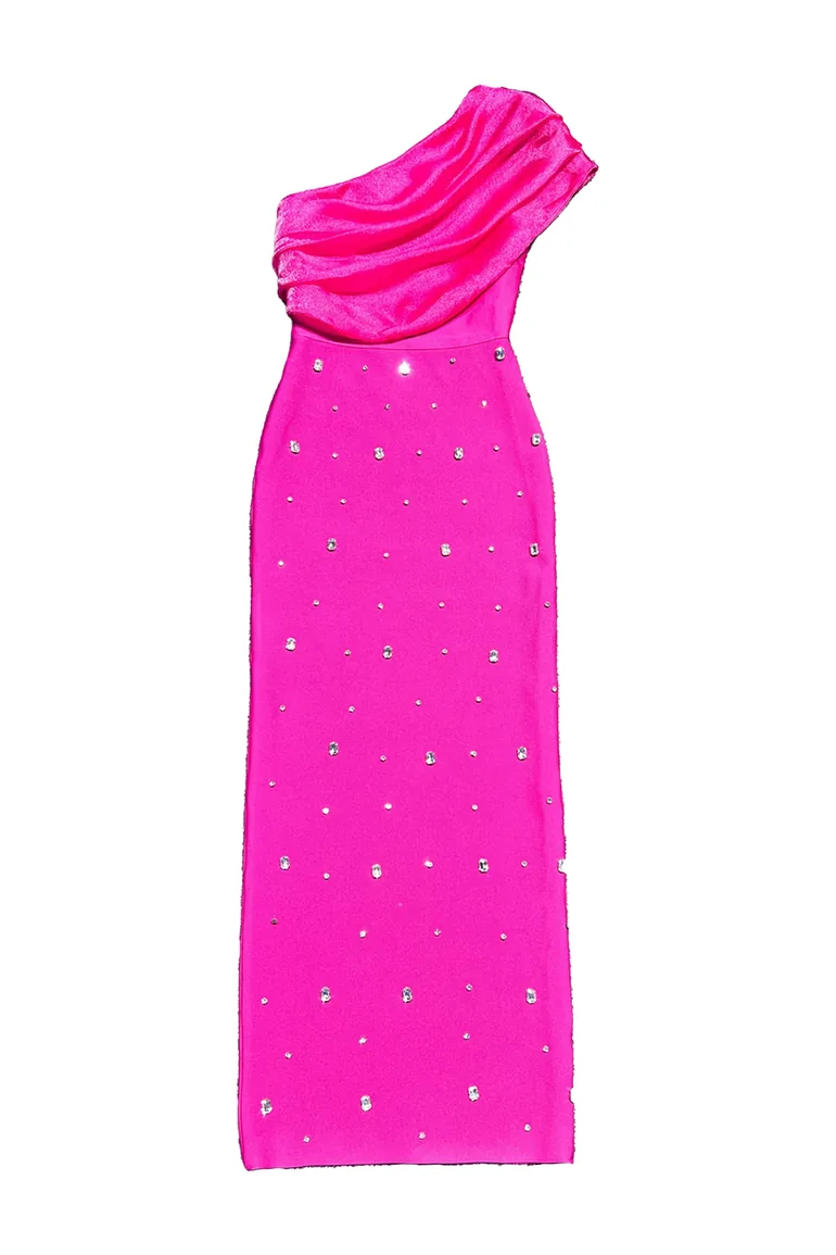 rose pink bandage dress NIYA BANDAGE DRESS