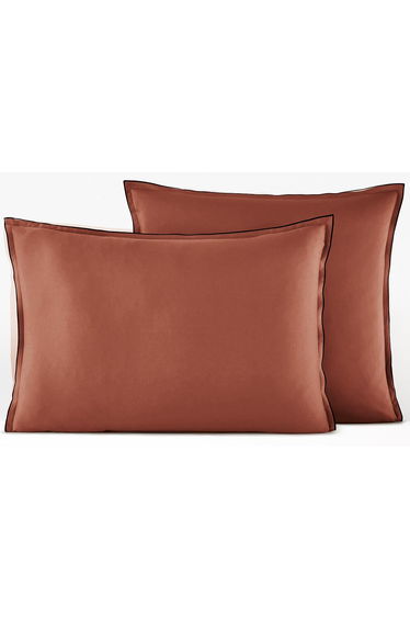 Victor Plain 100% Washed Cotton Satin 300 Thread Count Pillowcase