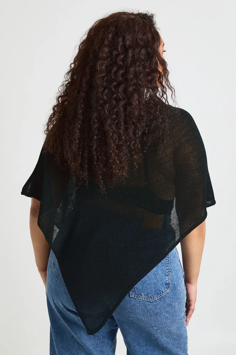 كاب بوهو باللون الأسود- للمقاسات الكبيرة - 1