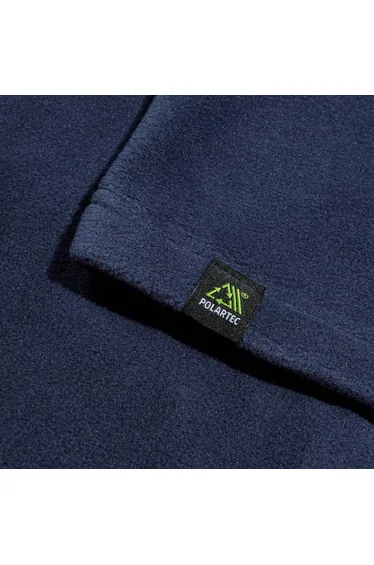 سويتشيرت بيرغوس قطن أزرق بأكمام طويلة