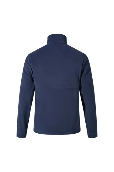 سويتشيرت بيرغوس قطن أزرق بأكمام طويلة