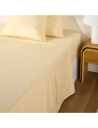 شرشف سرير قطن سادة - 3