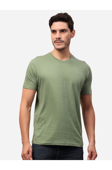 Solid Short Sleeve Regular Fit T-Shirt
