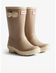 Hunter Kids Original Wellington Boots in Brown - 1