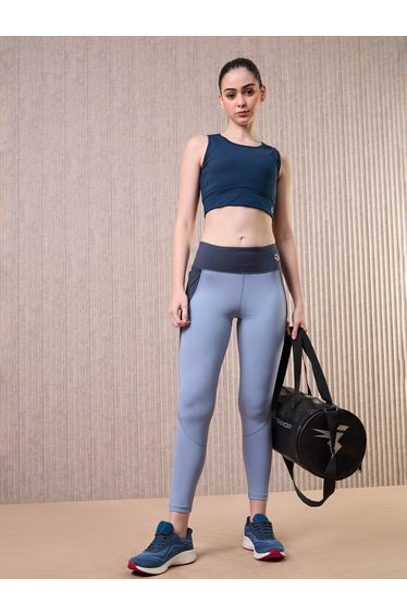 Women Color Block 4-Way Stretch Leggings