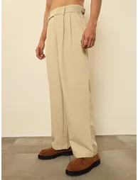 Men Front Pleated Gurkha Trousers - 2